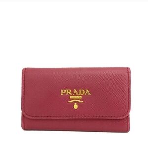Prada Saffiano Leather Keyholder